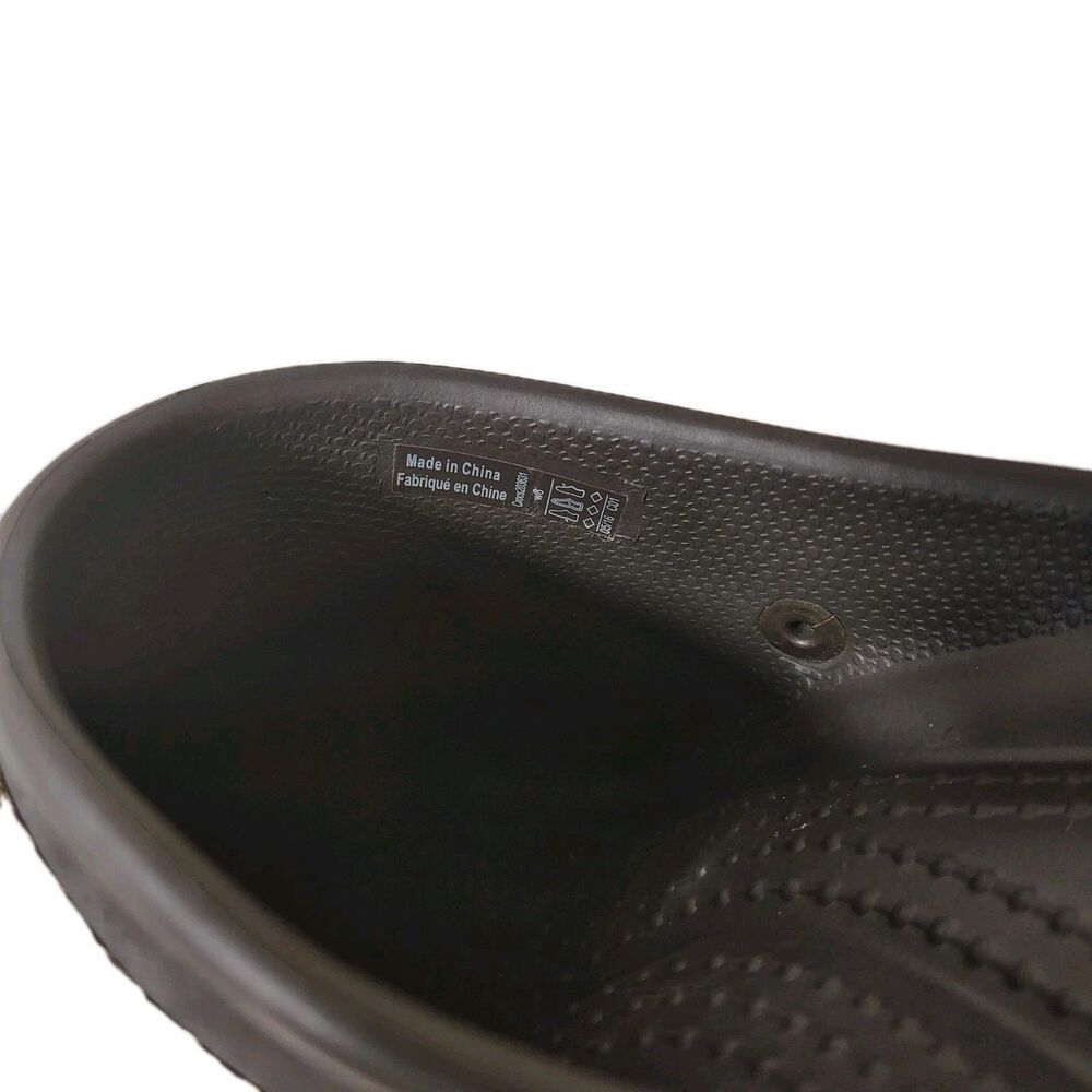 Crocs Womens Cottagecore Granola Platform Clog Mules Size 8 Brown Chunky Strap - Picture 8 of 9